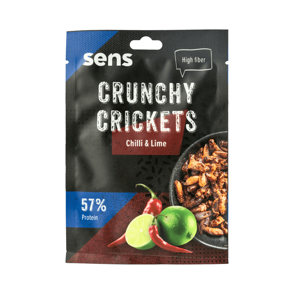 Crunchy Crickets mit Chili & Limette Geschmack - LECKERinsekt