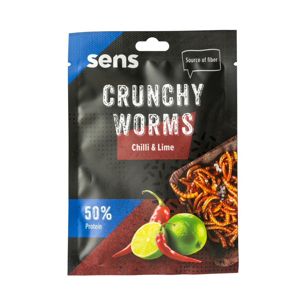 Crunchy Worms – Chili & Limette 🌶️🍋 - LECKERinsekt