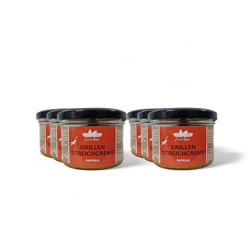 EntoSus Grillen Streichcreme Paprika - LECKERinsekt