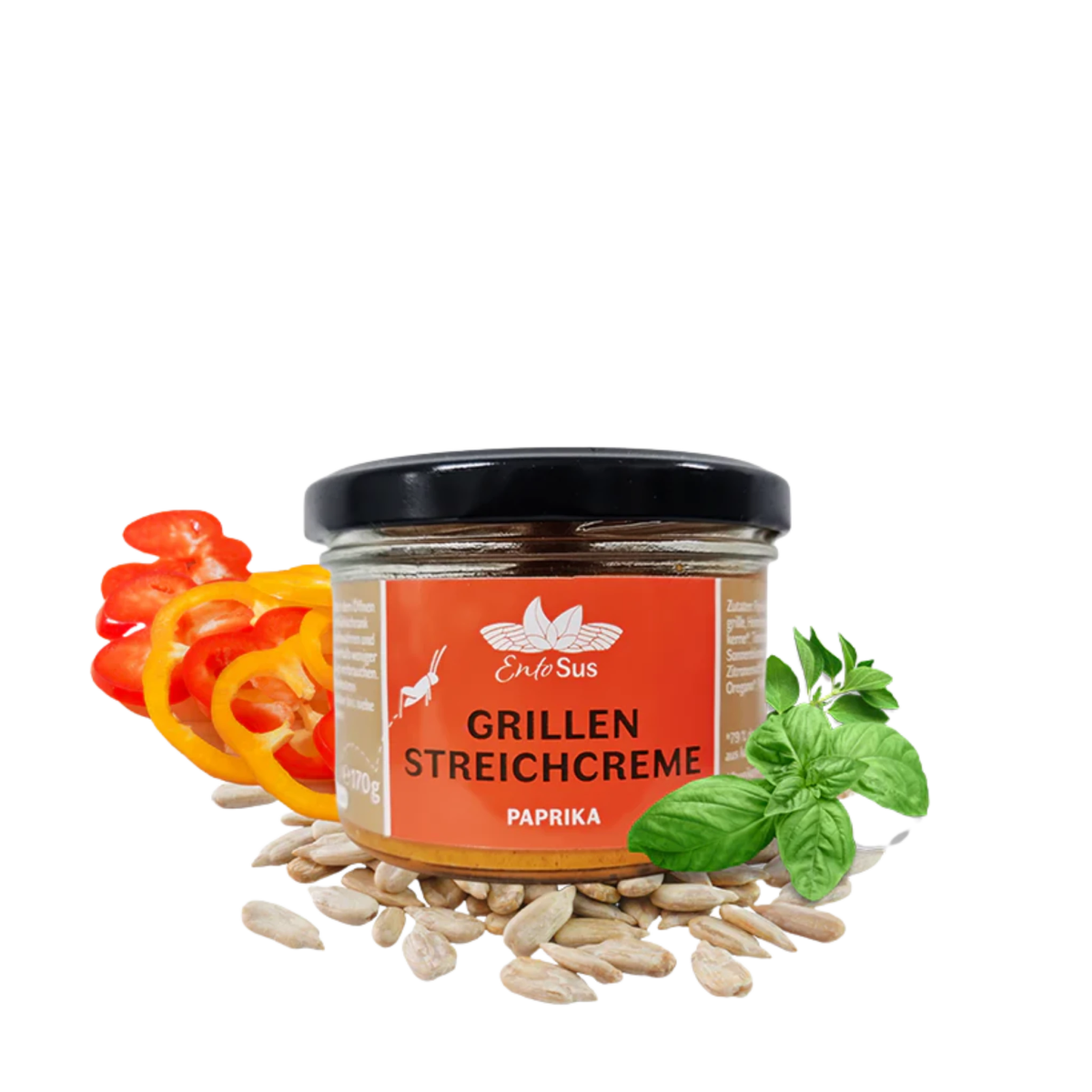 EntoSus Grillen Streichcreme Paprika - LECKERinsekt