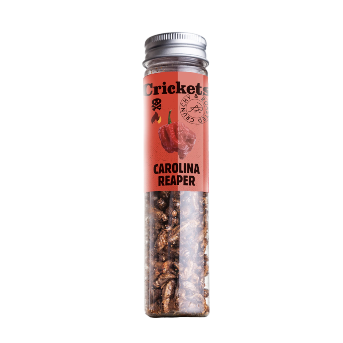 Extra Hot Crunchy Crickets – Carolina Reaper 🌶🔥🦗 - LECKERinsekt