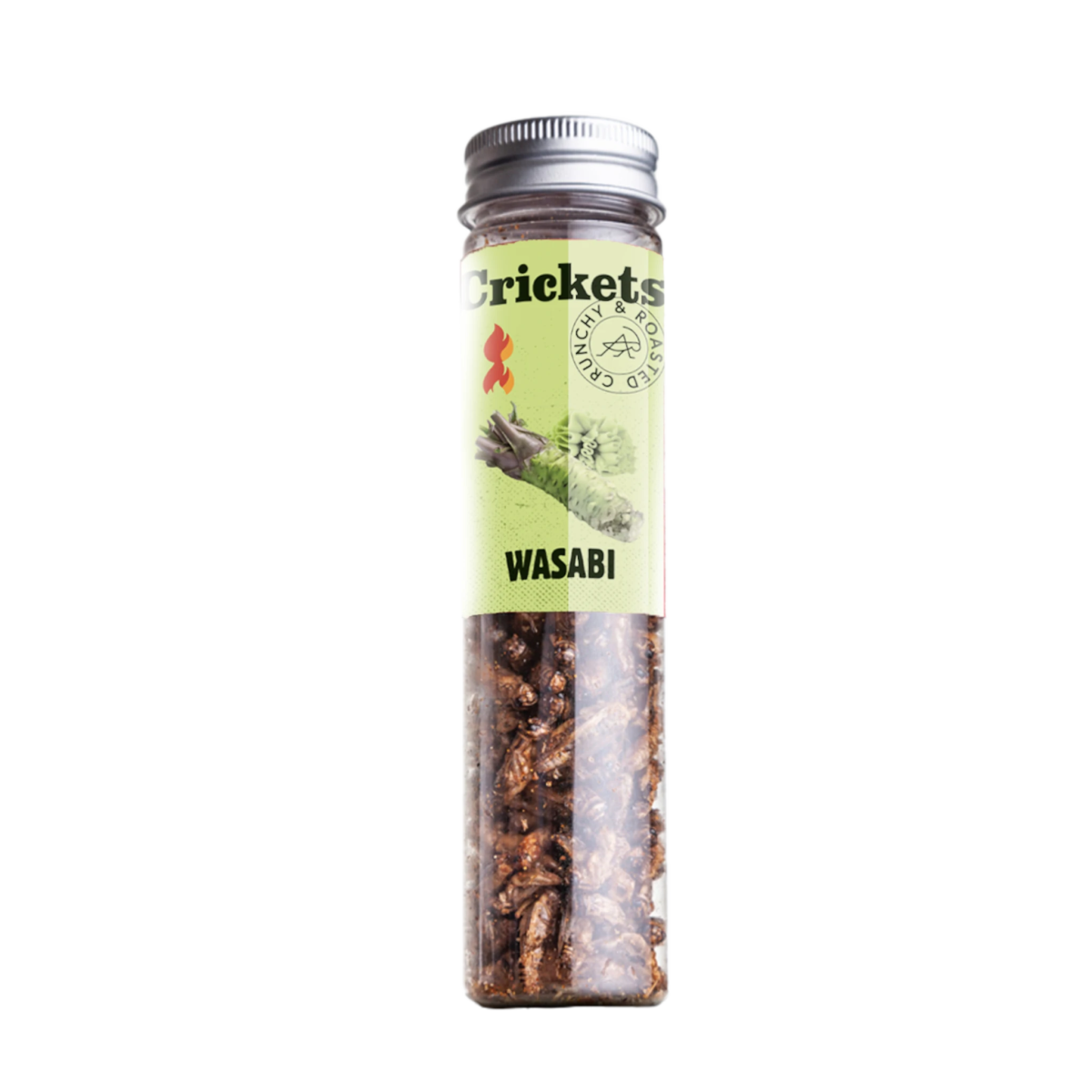 Extra Hot Crunchy Crickets – Wasabi 🌿🔥🦗 - LECKERinsekt
