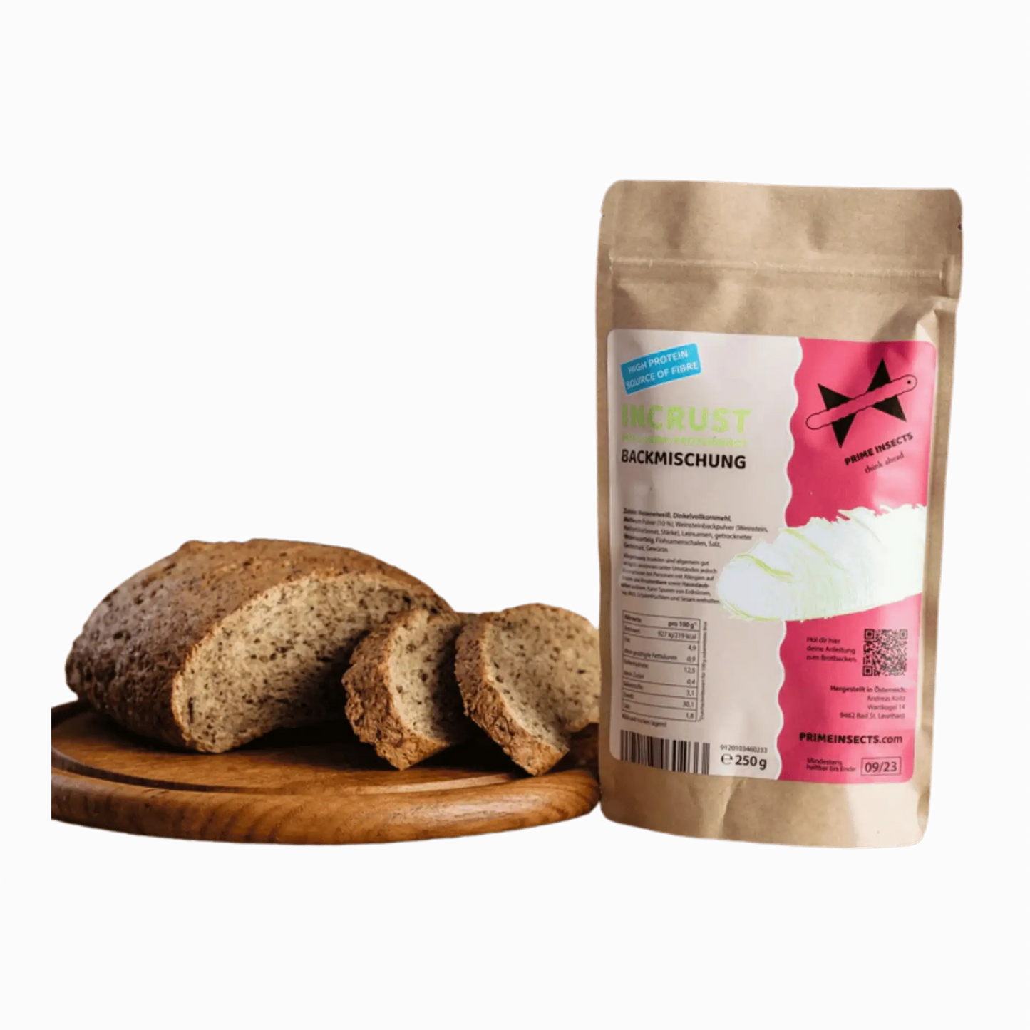 Brotbackmischung mit Insektenprotein!