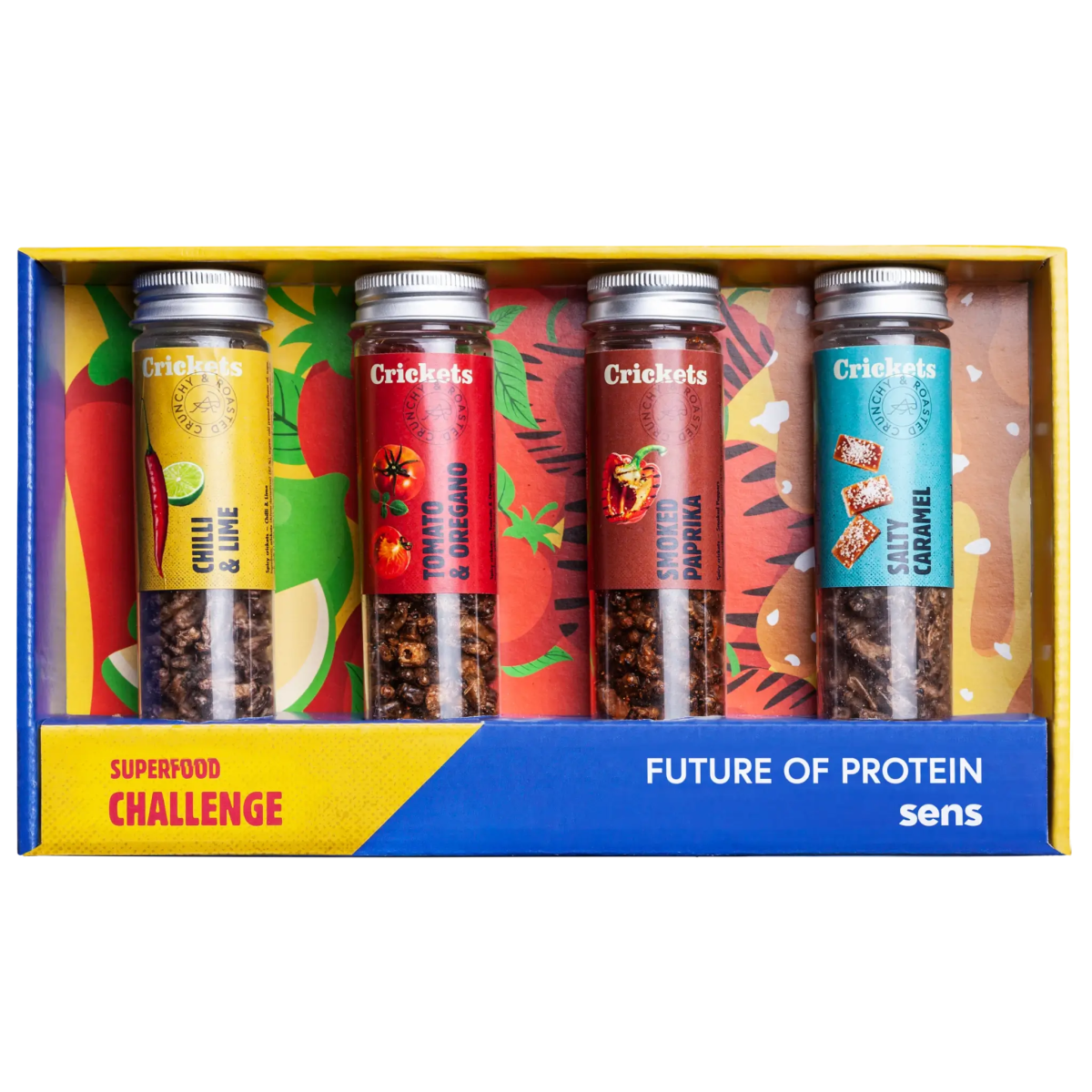 Würzig - süße essbare Grillen in einer Geschenkbox 🎁🦗 - LECKERinsekt