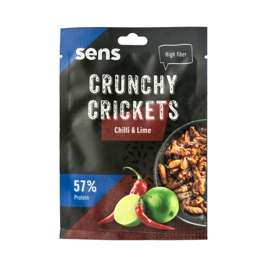 Crunchy Crickets – Chili & Limette 🌶️🍋 - LECKERinsekt
