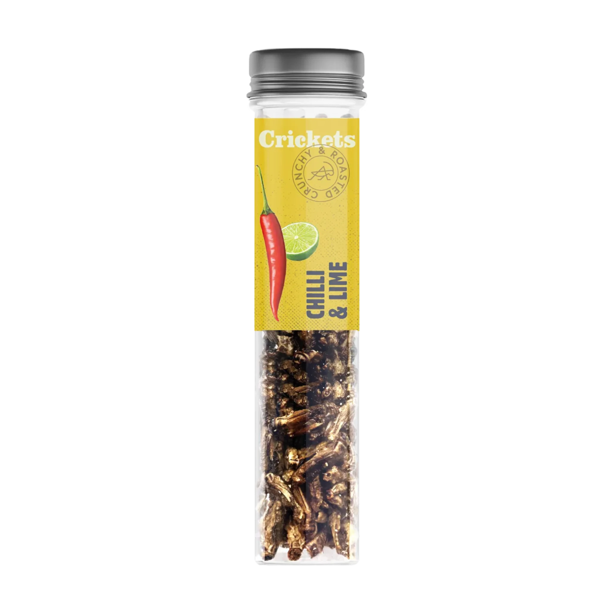 Crunchy Crickets – Chili & Limette in Röhrchen 🌶️🍋 - LECKERinsekt