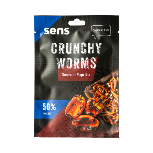 Crunchy Worms – Smoked Paprika 🌶️🔥 - LECKERinsekt