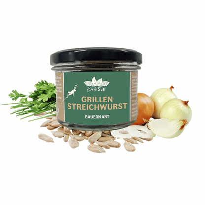 Grillen Streichwurst "Bauern Art" - LECKERinsekt