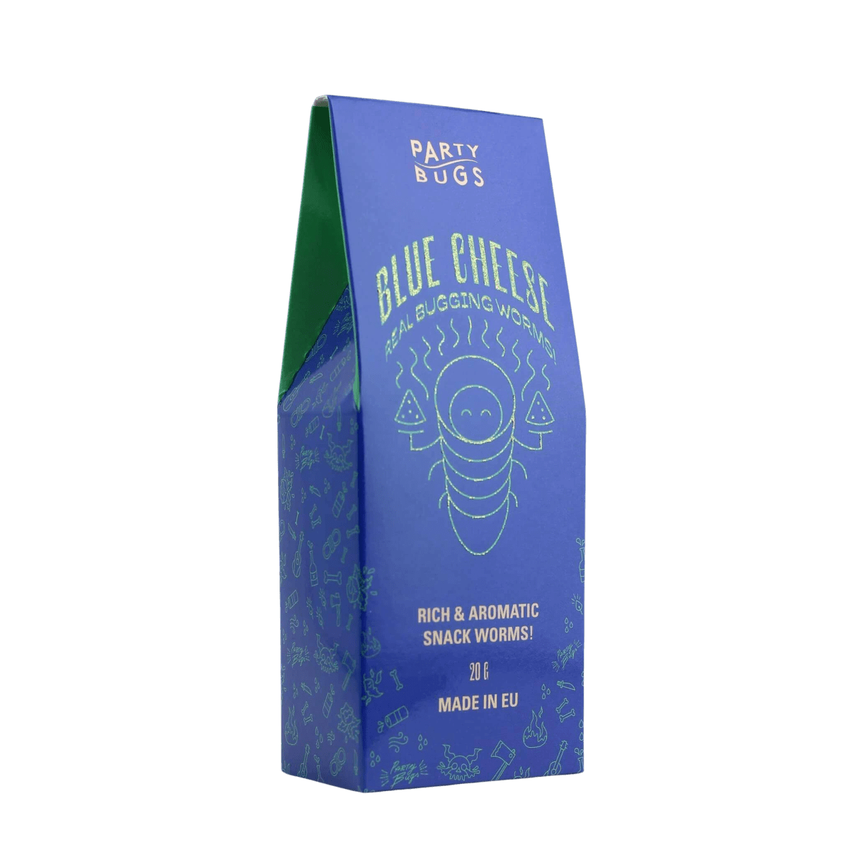 Mehlwürmer "Blauschimmelkäse" Geschmack - LECKERinsekt