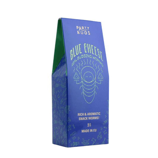 Mehlwürmer "Blauschimmelkäse" Geschmack - LECKERinsekt